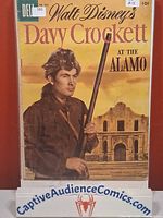 Front cover of Four Color #639 Dell comic featuring Davy Crockett