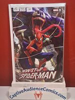 Front of bagged and boarded comic showing Derrick Chew variant cover art