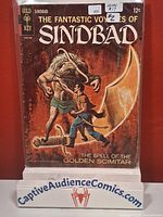 Front cover of The Fantastic Voyages of Sinbad #2 comic book in bag with price and grade stickers