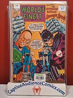 Front cover of World’s Finest #175 comic in bag with backing board