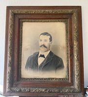 Full view of framed portrait