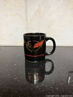 Front view showing Corvette logo and lettering