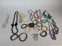 Overview of all necklaces, bracelets and pendants