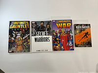 Front covers of all four books