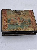 Front view of Kassala Cigarettes tin closed