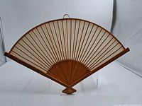 Full view of bamboo wall fan front