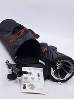 Beauty Box components with bag, bracket, manual visible