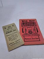 Front covers of both war maps