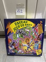 Front of sealed Payday Jour de Paye board game box
