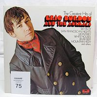 Front cover of Eric Burdon And The Animals Greatest Hits LP