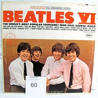 Front cover showing title, artist and catalogue number