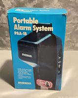 Front view of Maxon PAA-1B Portable Alarm System box