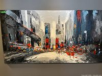 Full view of the painting showing overall composition and colors