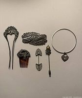 All jewellery pieces laid out for full view