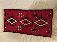 Full view of kilim rug front side