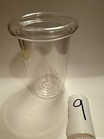 Full view of clear Décor wine cooler standing upright