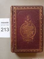 Front cover showing purple cloth and gilt design