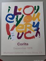 Full view of Corita Kent poster