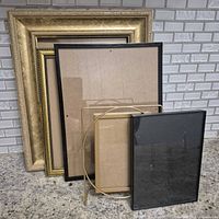 All five frames nested together to show variety