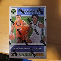 Front of sealed 2022 Panini Chronicles Draft Picks Basketball blaster box