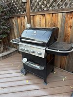 Front angled view of entire Char-Broil grill