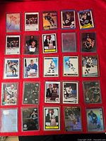 Front view of all 25 Wayne Gretzky cards arranged 5×5 in plastic holders