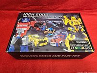 Front view of sealed High Godo Transforming Robot Set box
