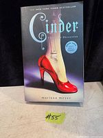 Front cover of the 2012 paperback edition of Cinder