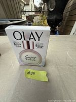 Front view of sealed Olay Super Serum box showing branding