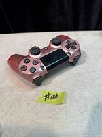 Top view of Sony DualShock 4 rose gold controller