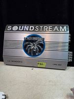 Front/top view showing Soundstream branding and model info