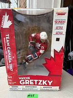 Front of boxed Wayne Gretzky 12-inch action figure
