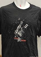 Front view showing entire T-shirt and graphic design