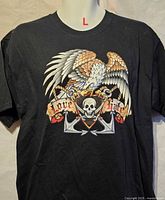 Front view showing full graphic and size indicator