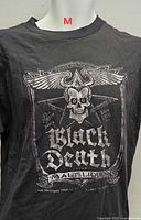 Front view displaying full graphic and size reference