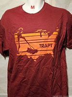 Front of Trapt T-shirt showing graphic and overall condition