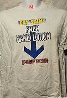 Front view of the T-shirt showing full graphic and size indication