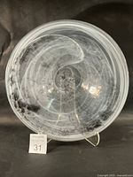 Top view showing swirl pattern and overall diameter