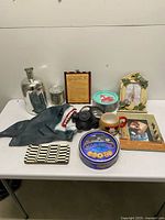 Group shot of all items on table