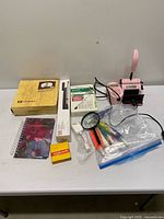 All items overview on table