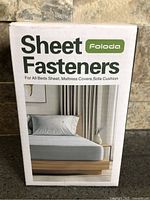 Front of Foloda Sheet Fasteners retail box