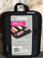 Front view of packaged Cocoon GRID-IT! organizer