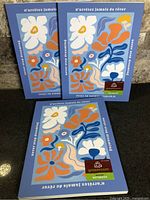 Three notebooks front cover