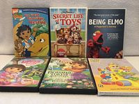 Six DVD cases front covers visible