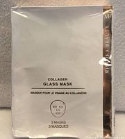 Front of sealed Miskoka Beauty Collagen Glass Mask box