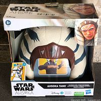 Front of boxed Star Wars Ahsoka Tano electronic mask