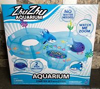 Front of sealed Zhu Zhu Aquarium starter set box