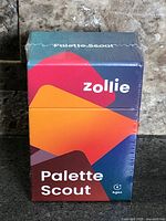 Front of sealed Zollie Palette Scout box