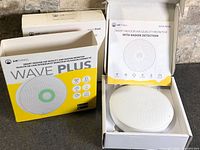 Outer sleeve, inner box, device and manual visible