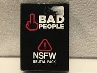 Front of boxed Bad People NSFW Brutal Pack
